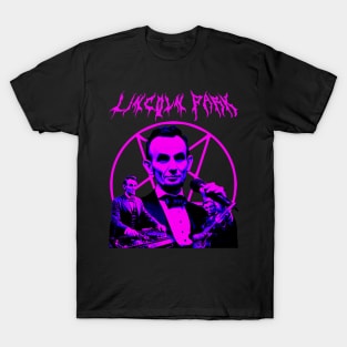 LINCOLN PARK Metal Band Alternate Universe Parody (Hot Neon Pink) T-Shirt